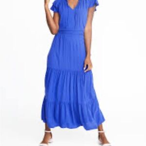 Old Navy Vibrant Blue Maxi Dress